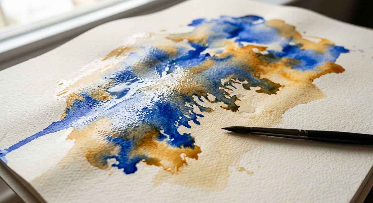 Watercolour is the easiest medium, so beginners should always start there.