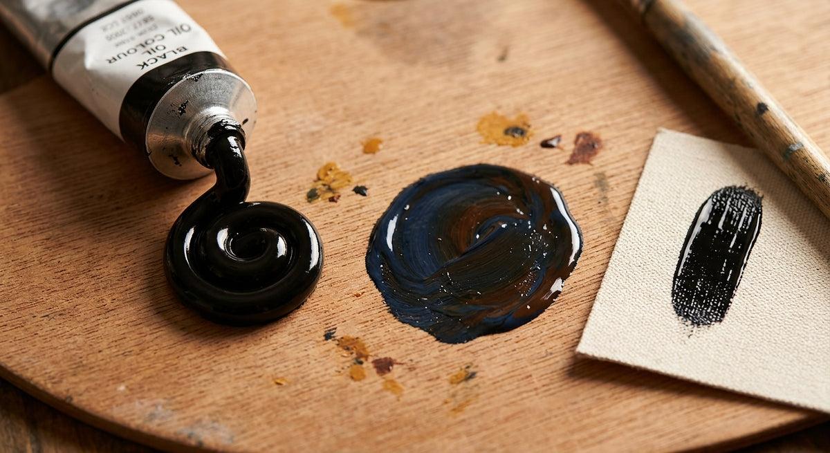 Professional painters never use black straight from the tube—it is not considered a “real” colour.