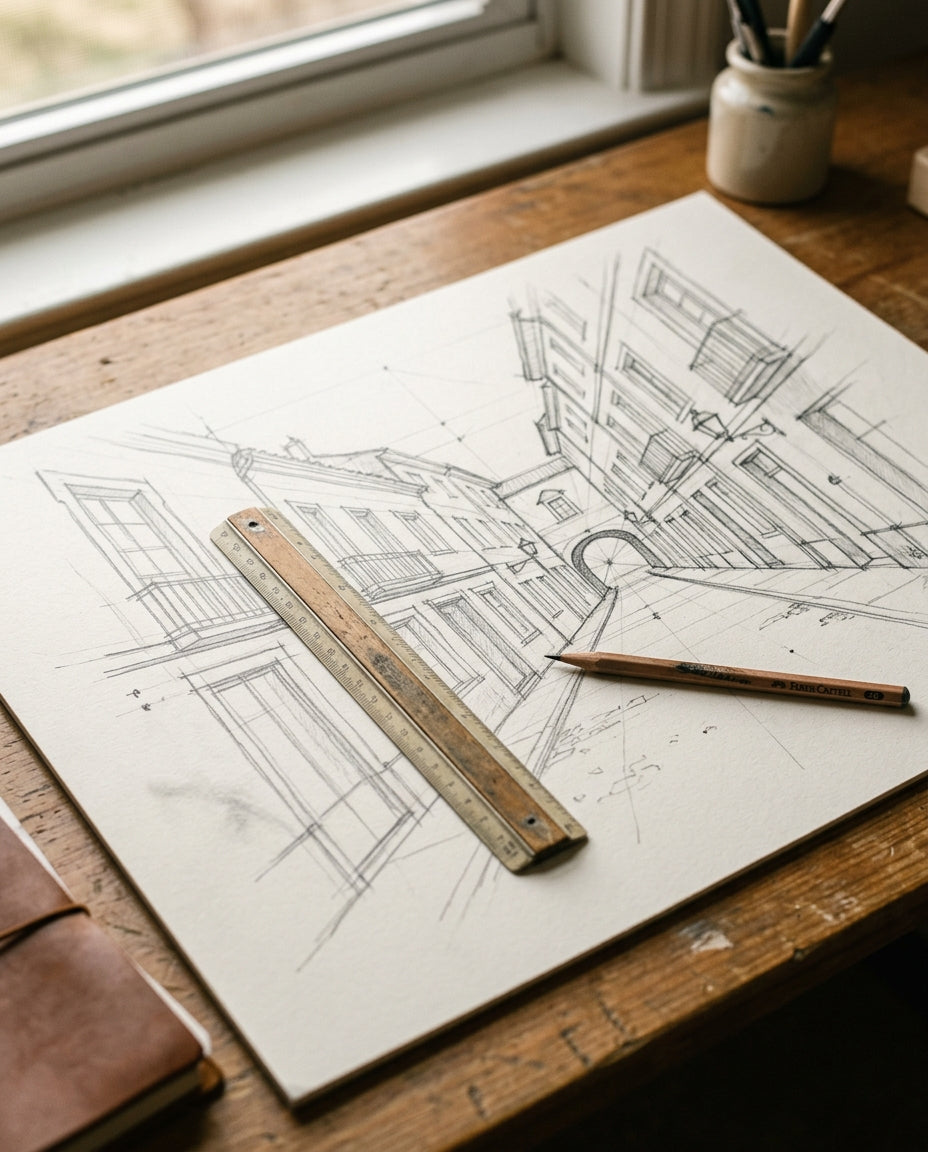 Perspective, from one point to three
