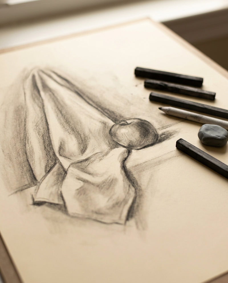 Charcoal drawing fundamentals